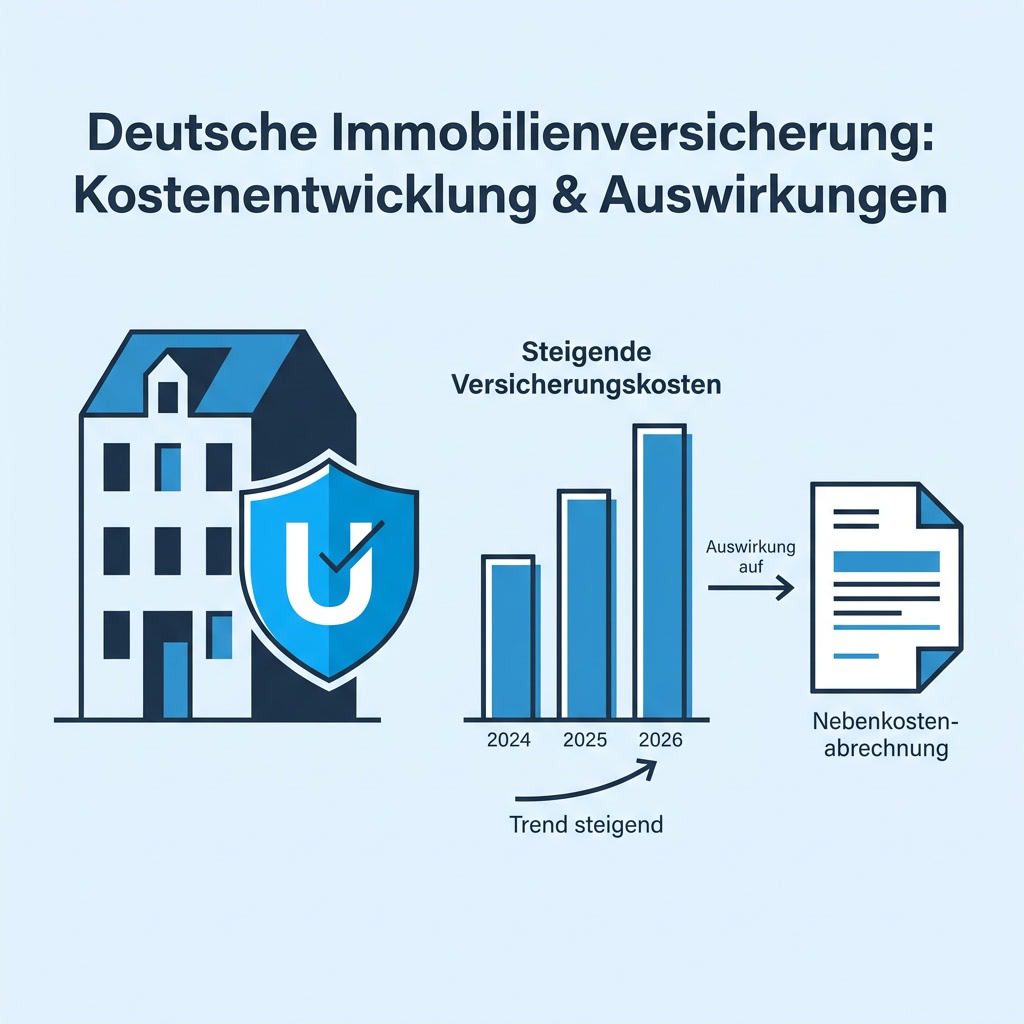 Infografik zur Umlage der Gebäudeversicherung in der Nebenkostenabrechnung 2026